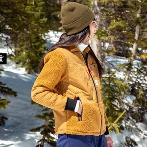 Topo designs subalpine fleece womens khaki medium
